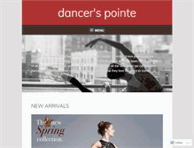Tablet Screenshot of dancerspointeperrysburg.com